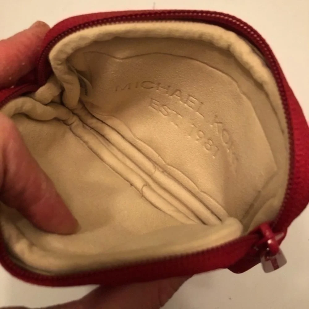 Michael kors red neoprene writer mini clutch bag - Picture 5 of 6